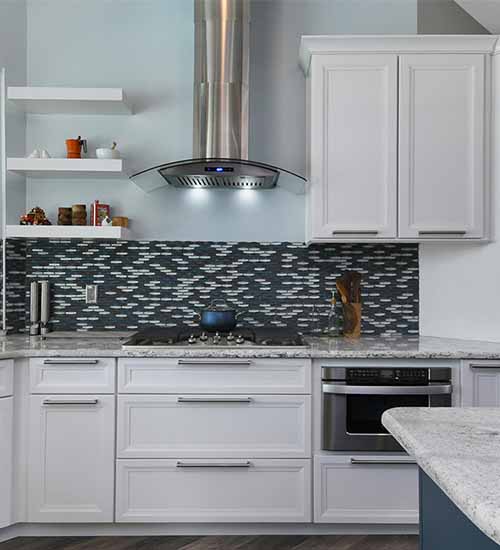 Cayhill Kitchen Design with Pearl Opaque